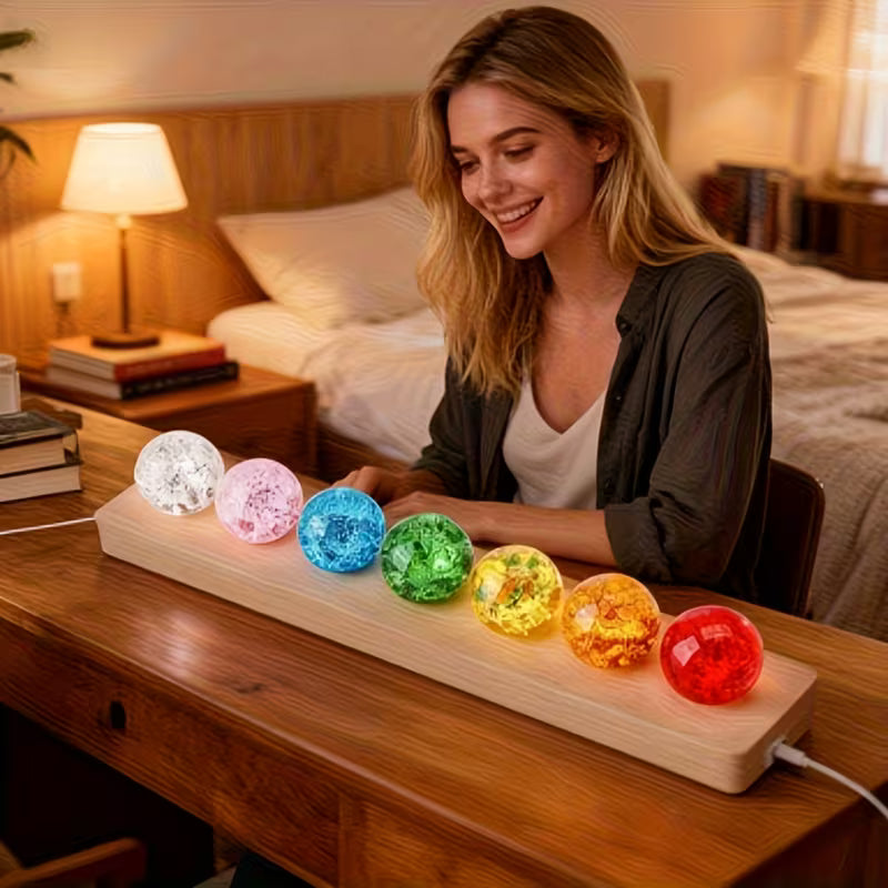 7 LED Crystal Ball – Decorative Light for Home & Gifts