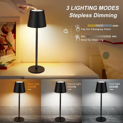 Cordless Rechargeable Table Desk Lamp