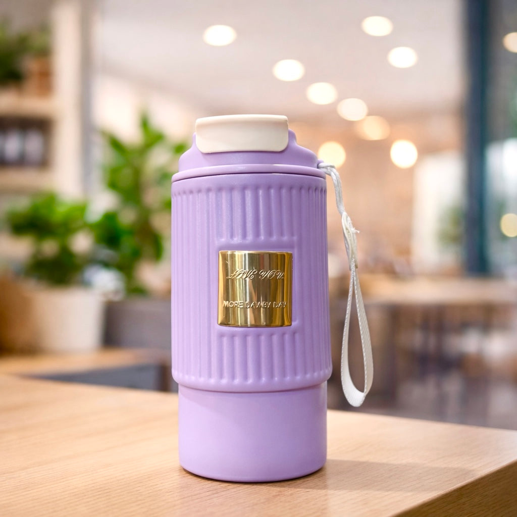 500ml Stainless Steel Insulated Coffee Mug with Lid