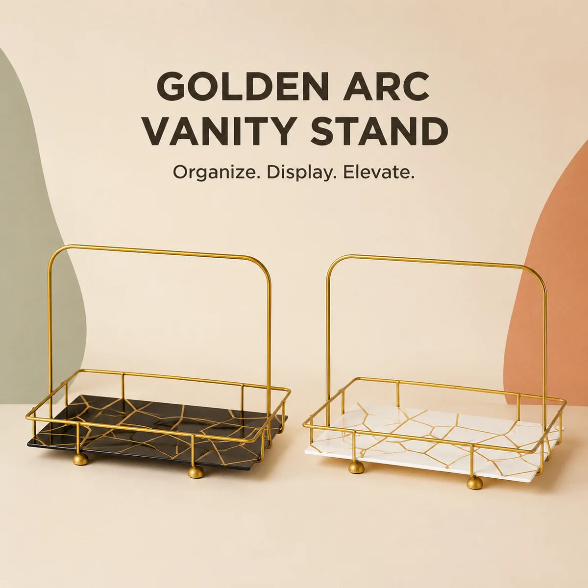 GOLDEN ARC VANITY STAND