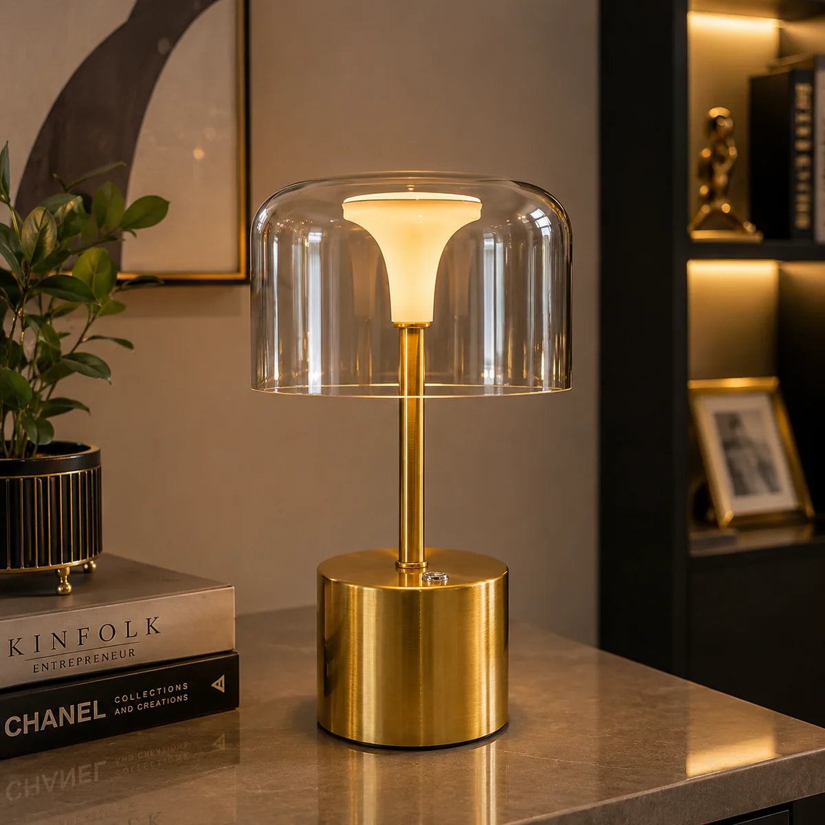 Rechargeable Small Size Nova Table Lamp (3 Light Color Modes)