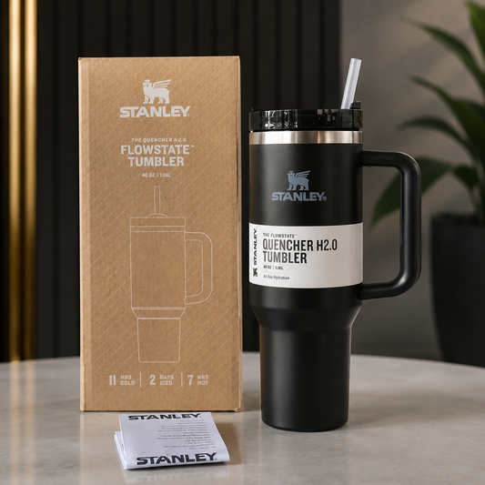 Stanley Quencher 40OZ Tumbler Premium Black