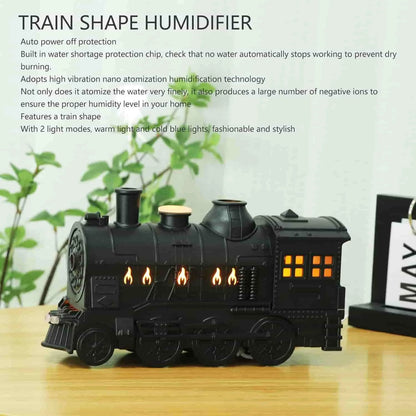 Train Humidifier with LED Aroma Diffusor Atomizer