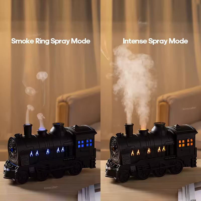 Train Humidifier with LED Aroma Diffusor Atomizer
