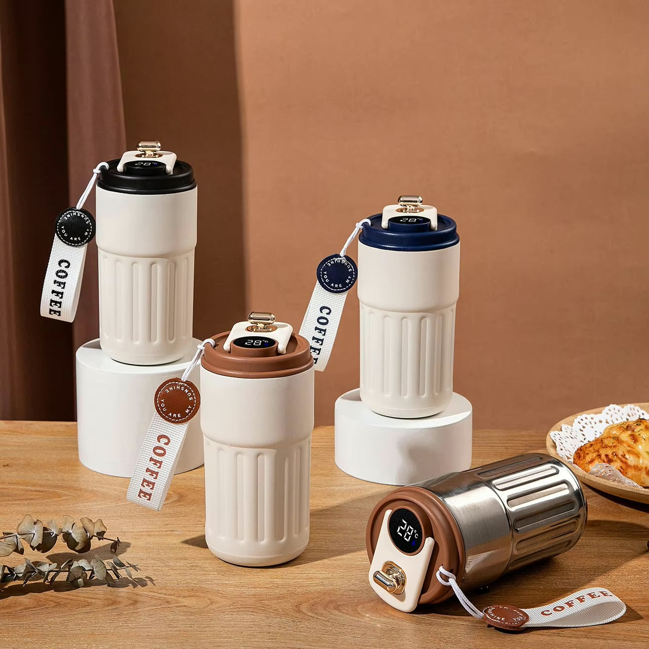 Digital Temperature Coffee Mug 450ML