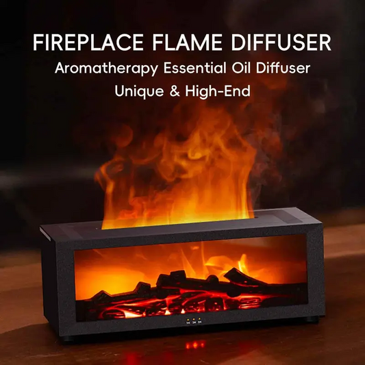Flame Design Aroma Humidifier– Led Ambient Light