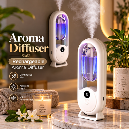 Rechargeable Aroma Diffuser With 1 Fragnance Bottle