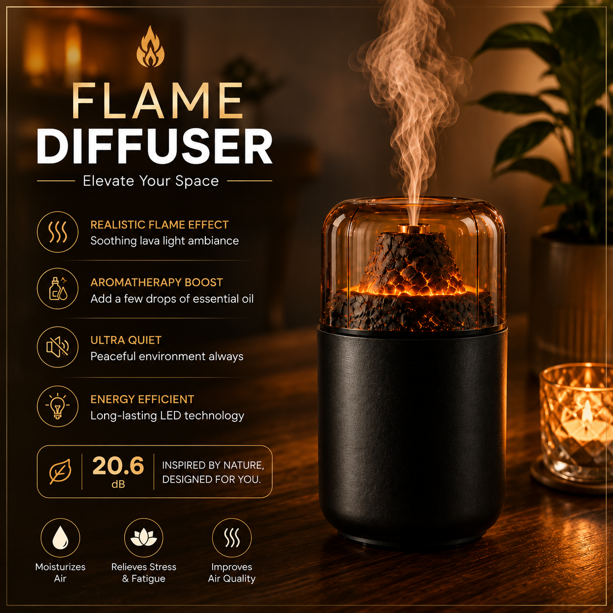 Aroma Flame Diffuser