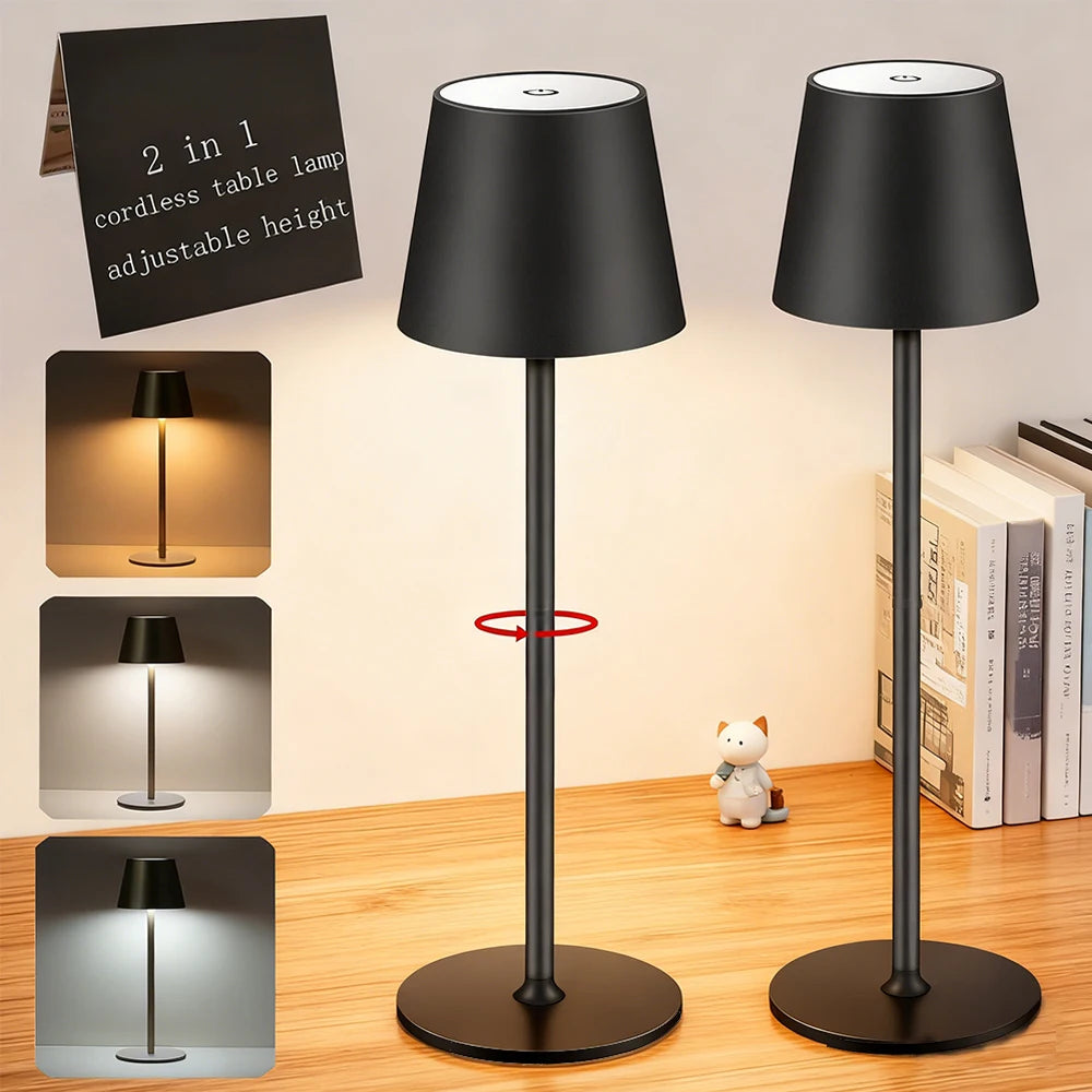 Cordless Rechargeable Table Desk Lamp