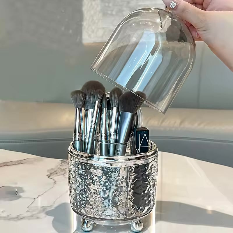 360° Rotating Makeup Brush Holder