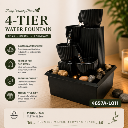 Mini Decorative Indoor Water Fountain (Height 5 To 6 Inches)