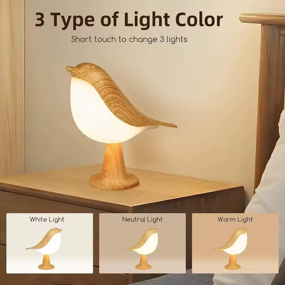 Bird Decorative Table Lamp,3 Color Modes