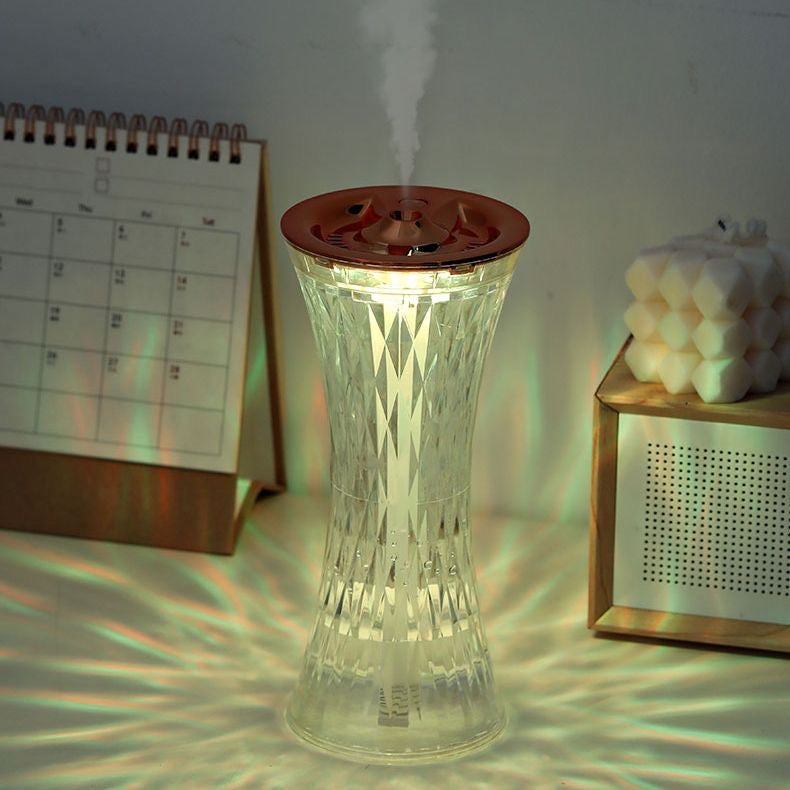 Crystal Lamp Air Humidifier, 2 In 1 Crystal Humidifier