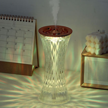 Crystal Lamp Air Humidifier, 2 In 1 Crystal Humidifier
