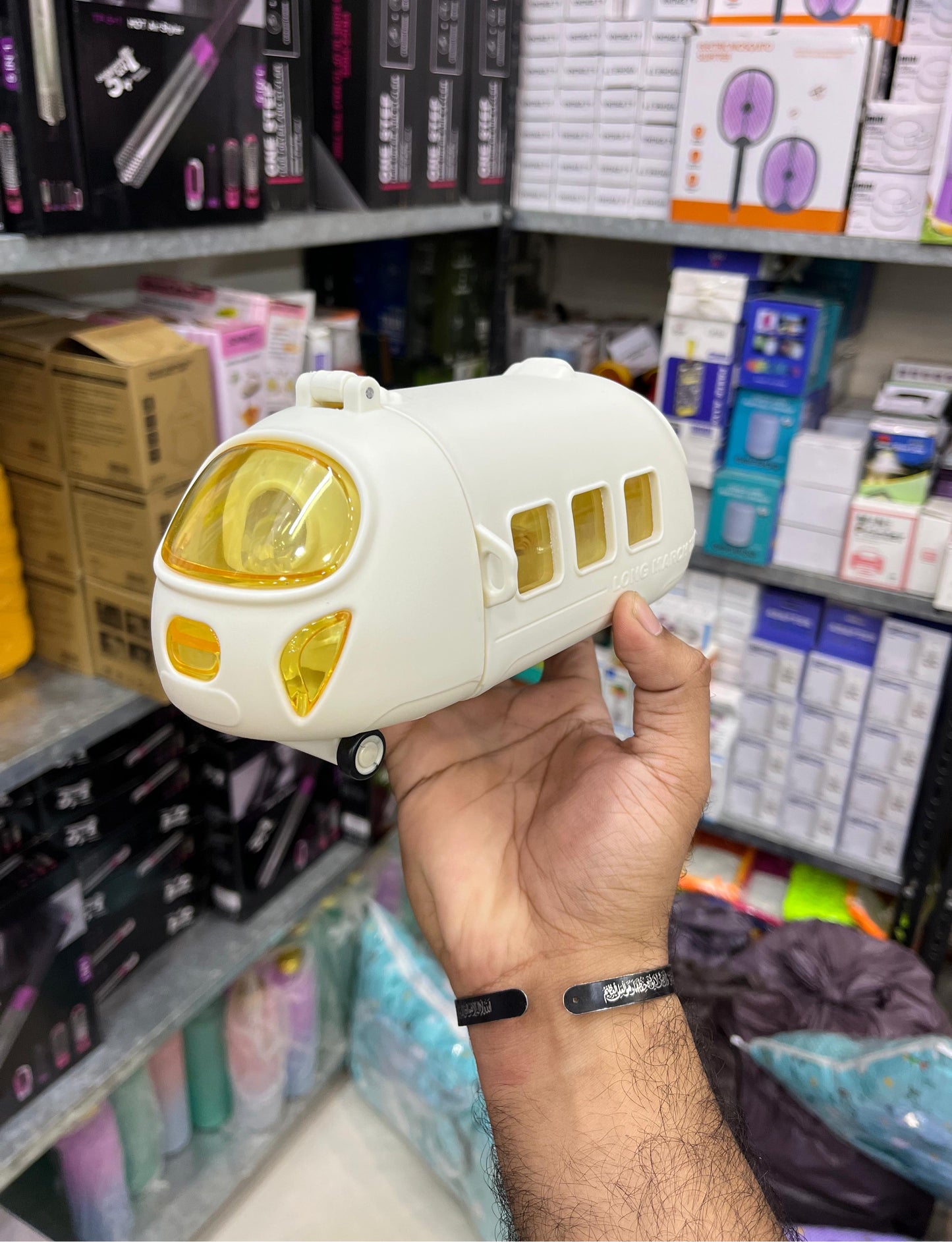 New 2025 Bus Water Bottle For Kids With Strap, Sipper & Straw