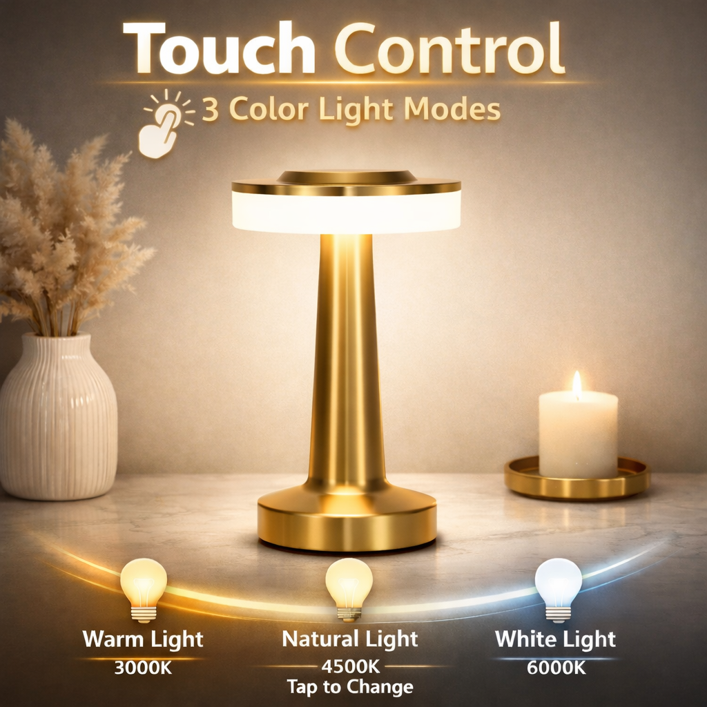Touch Rechargeable Mini Table Lamp