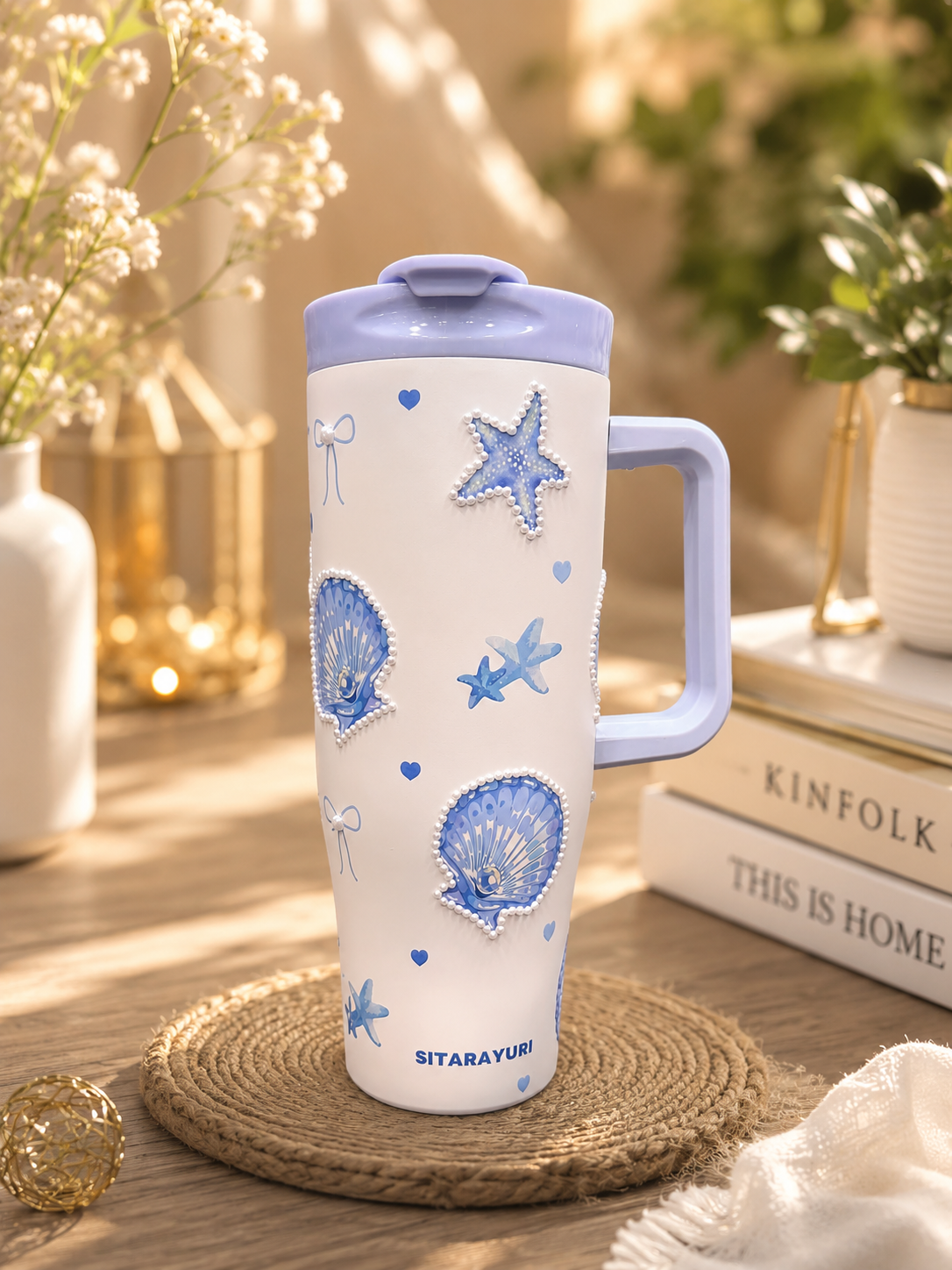 Sitarayuri Baby Blue Tumbler 40oz