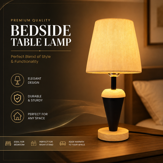 Electric Elite Bedside Style Table Lamp (18inches)