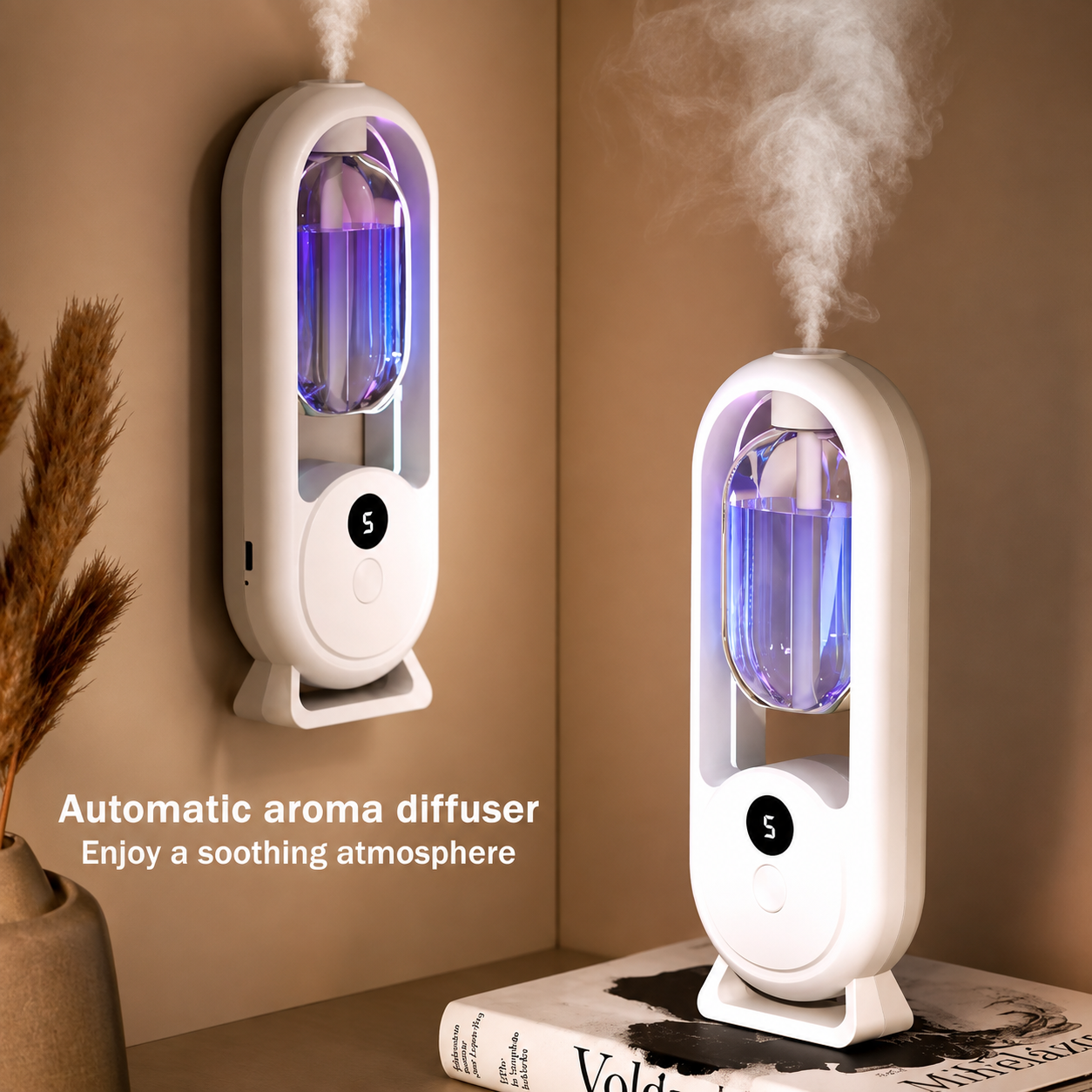 Rechargeable Aroma Diffuser With 1 Fragnance Bottle