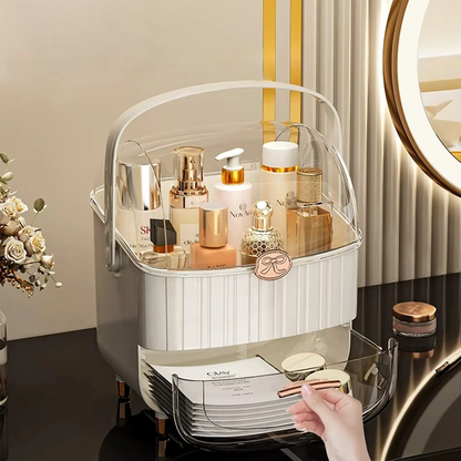 Large Capacity Makeup Cosmetic Drawer Organizer Storage Box