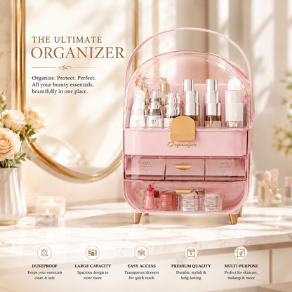 New Layered Storage Cosmetic Storage Box Makeup Organizer