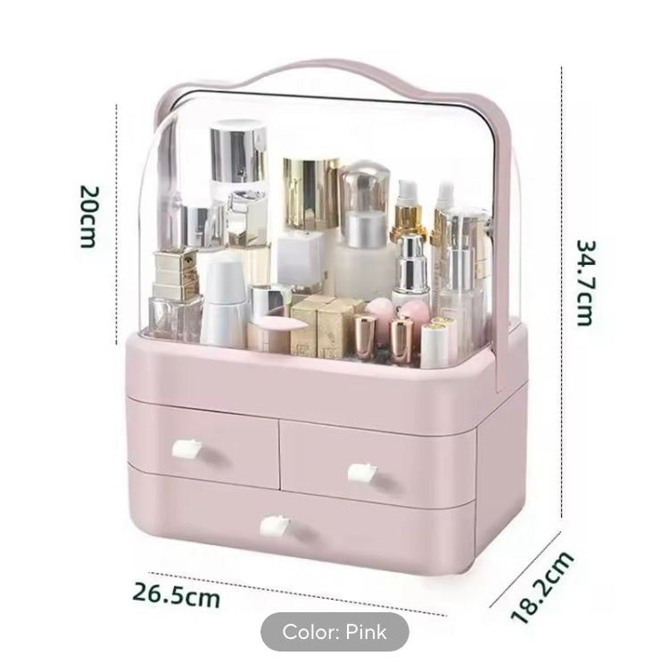 Large Capacity Double Sided Cosmetics Makeup Organizer