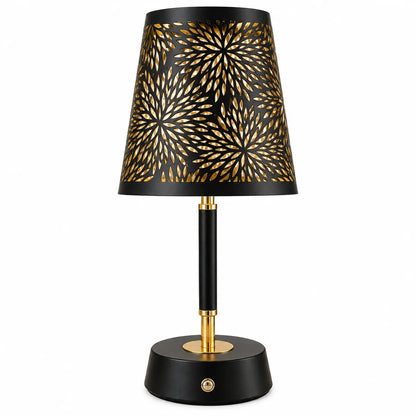 Luna Floral Rechargeable LED Table Lamp –3 Light Color Modes