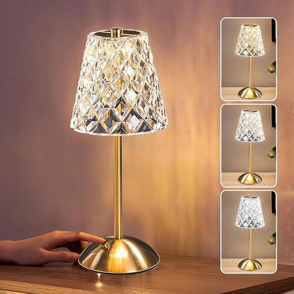 Vintage Crystal Table Lamp