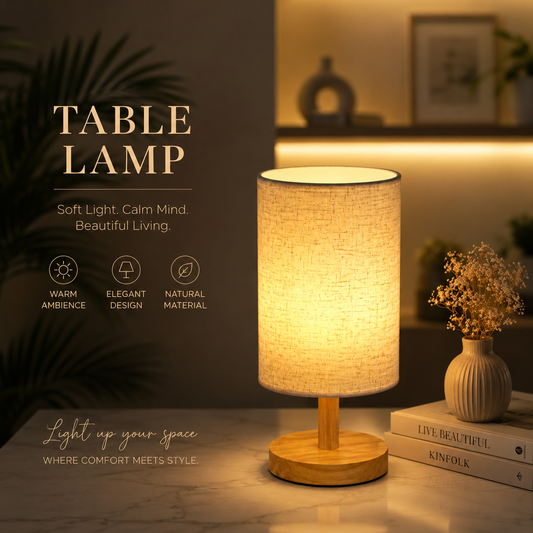 Electric Bedside Decorative Table Lamp