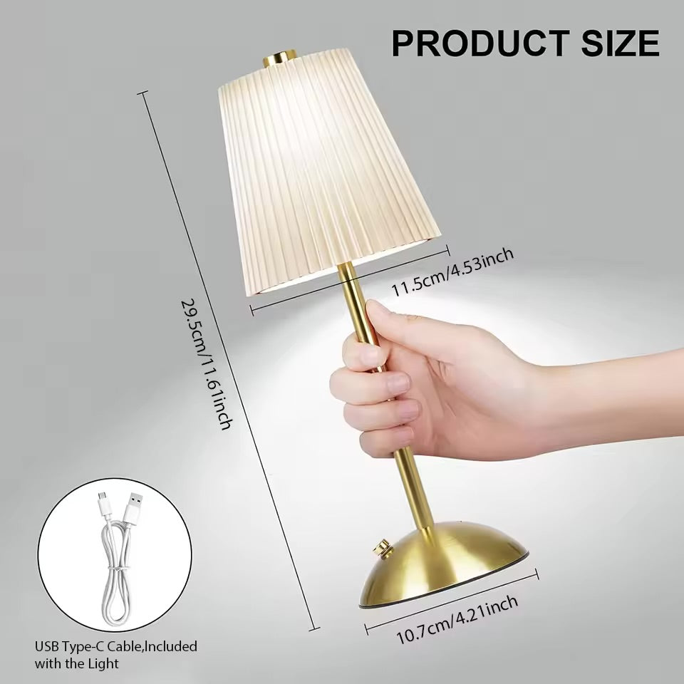 Retro Rechargeable Table Desk Lamp