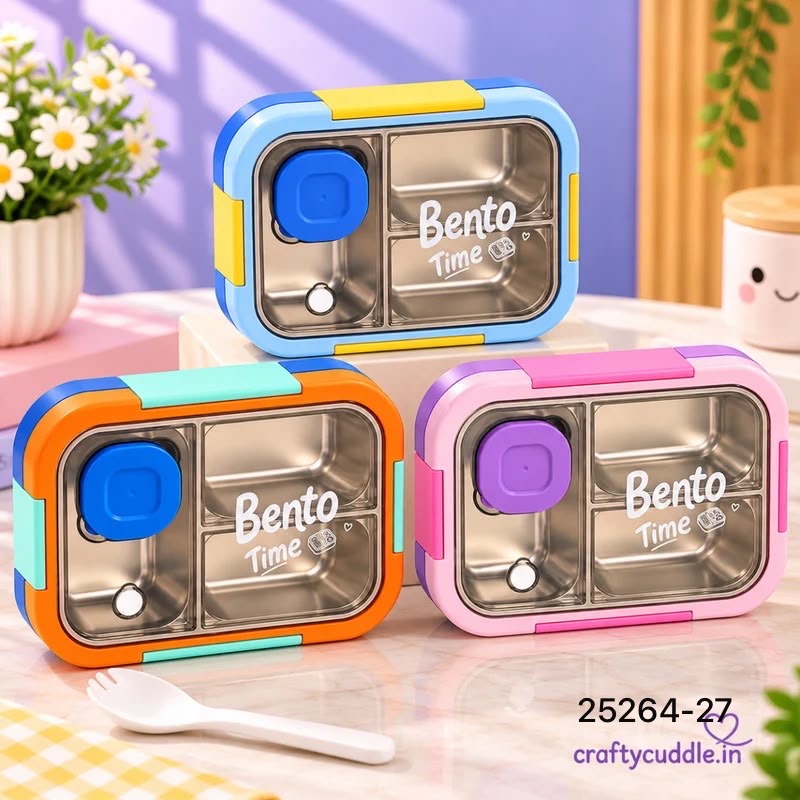 Bento Premium Quality Lunch Box 3 Layers