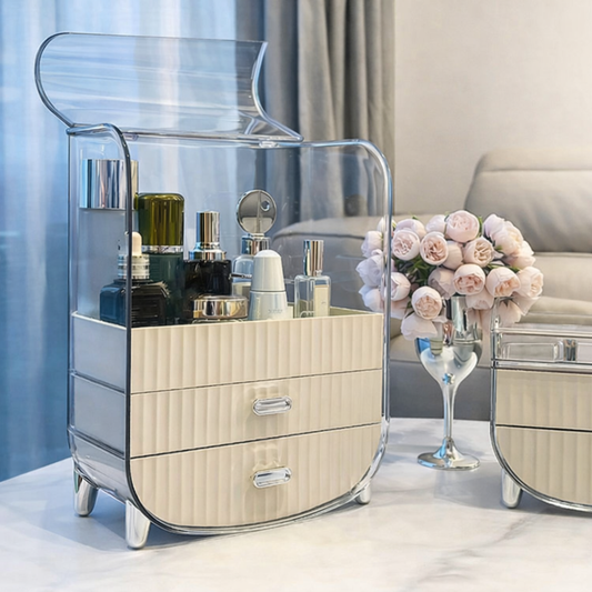 Luxury Large Cosmetic Storage Box & Vanity Organzier