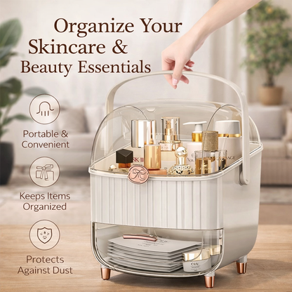 Large Capacity Makeup Cosmetic Drawer Organizer Storage Box