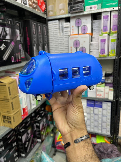 New 2025 Bus Water Bottle For Kids With Strap, Sipper & Straw