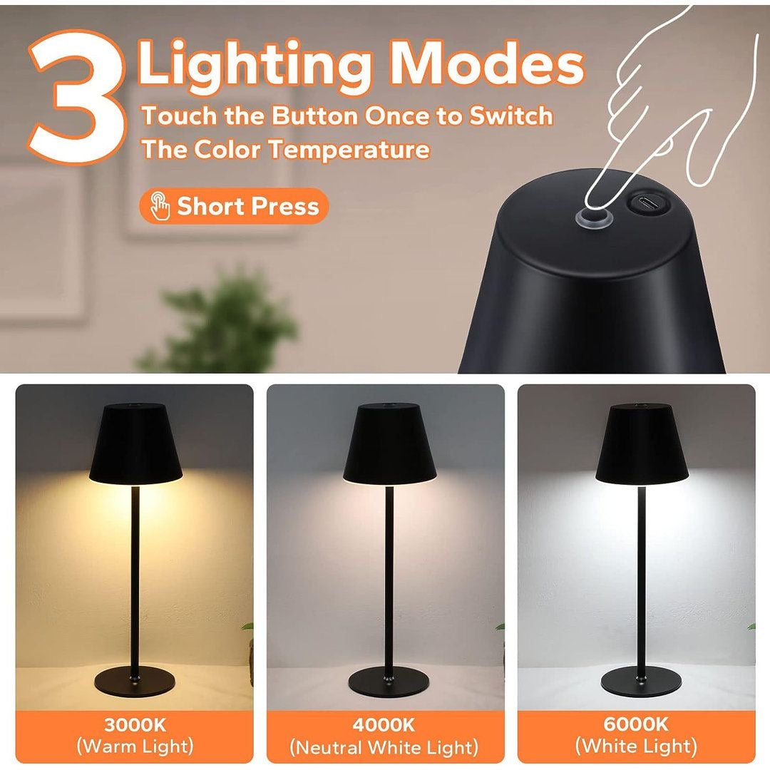 Cordless Rechargeable Table Desk Lamp