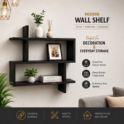 Modern Wall Shelf – Stylish Home Decor & Storage Rack