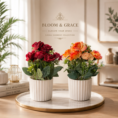 Bloom And Grace Decorative Flowers Pot