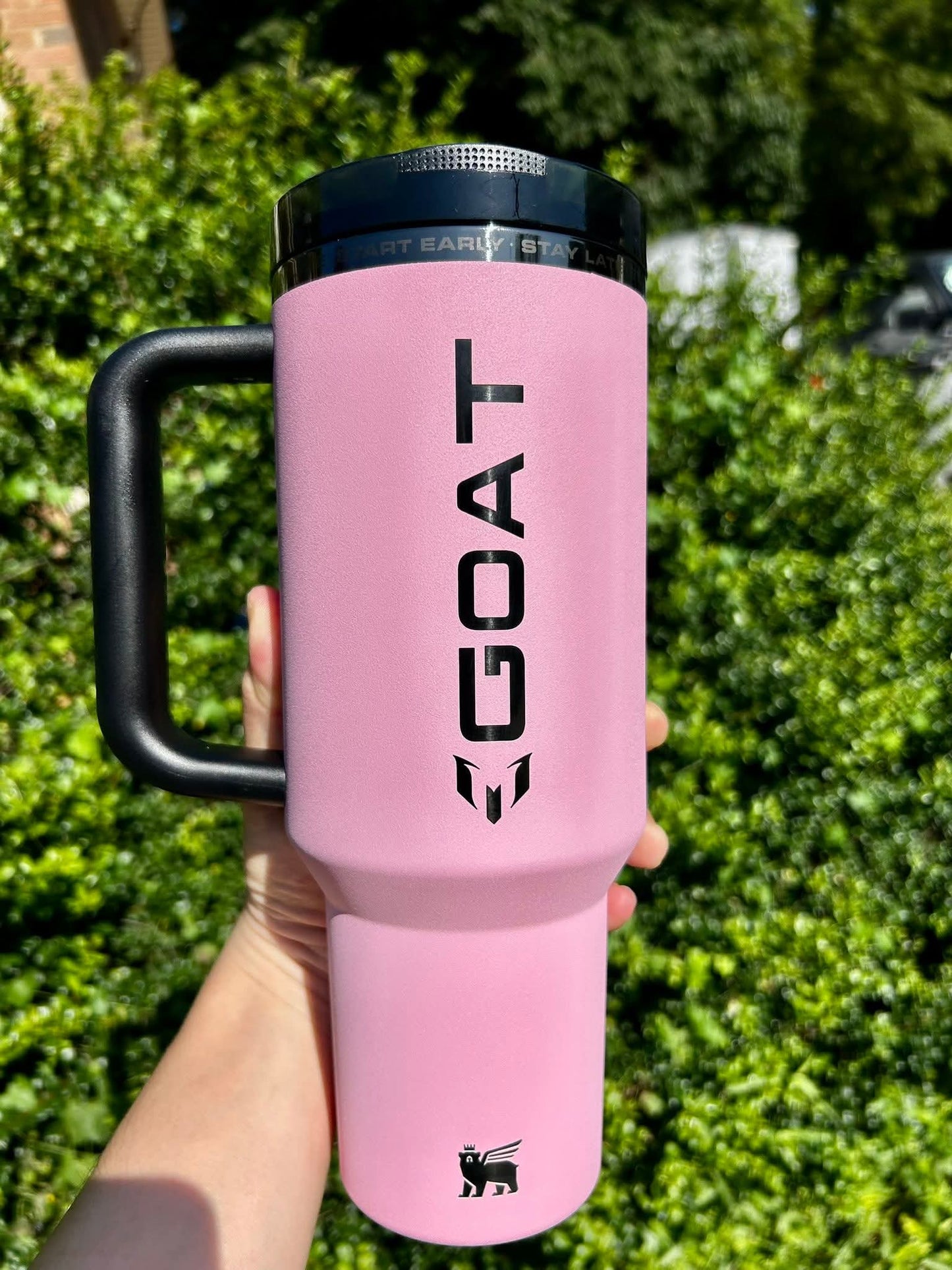 Stanley Quencher 40OZ Messi X Goat Flip Straw Tumbler