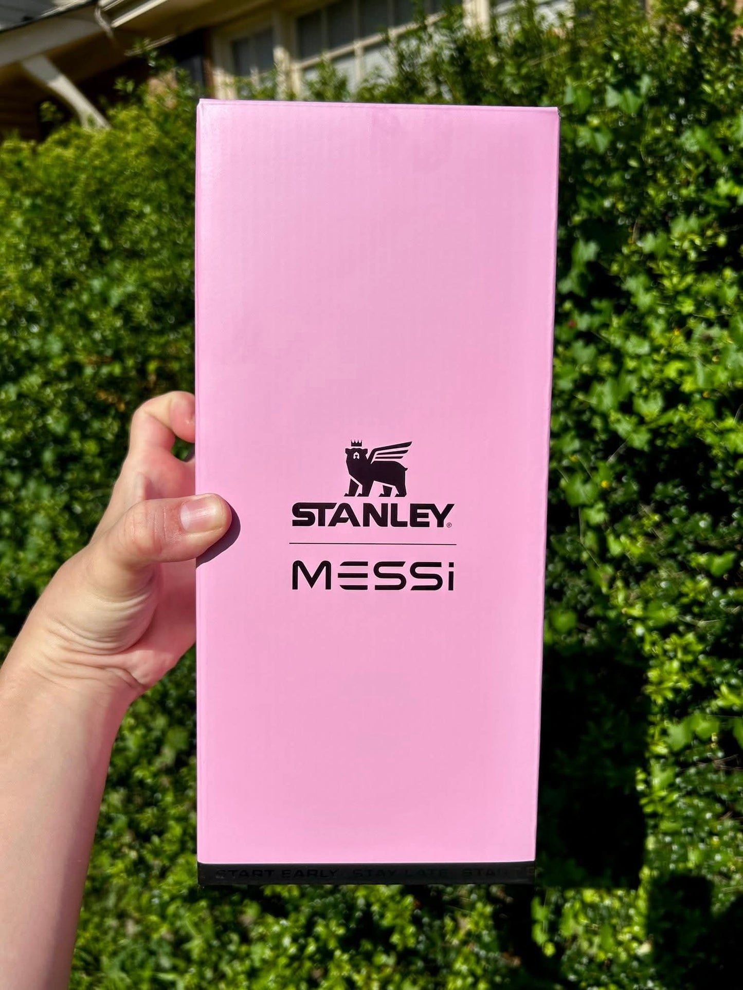 Stanley Quencher 40OZ Messi X Goat Flip Straw Tumbler
