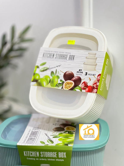 Imported 3pcs Premium Quality Food Storage Box