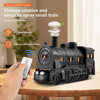 Train Humidifier with LED Aroma Diffusor Atomizer