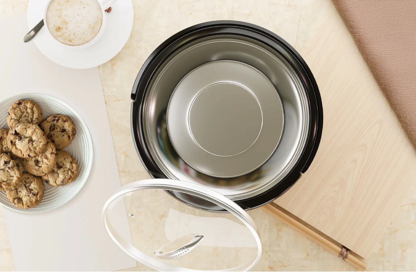 Koryo Hotpot Large With Glass Lid (4100ml)