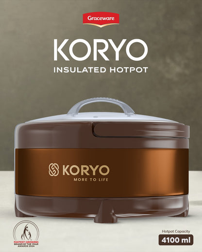 Koryo Hotpot Large With Glass Lid (4100ml)