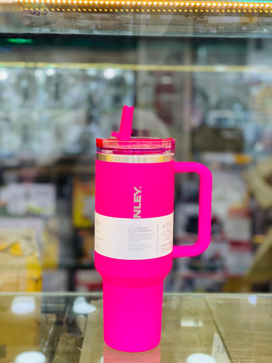 Stanley 1200ML Tumbler Flip Straw Shock Pink