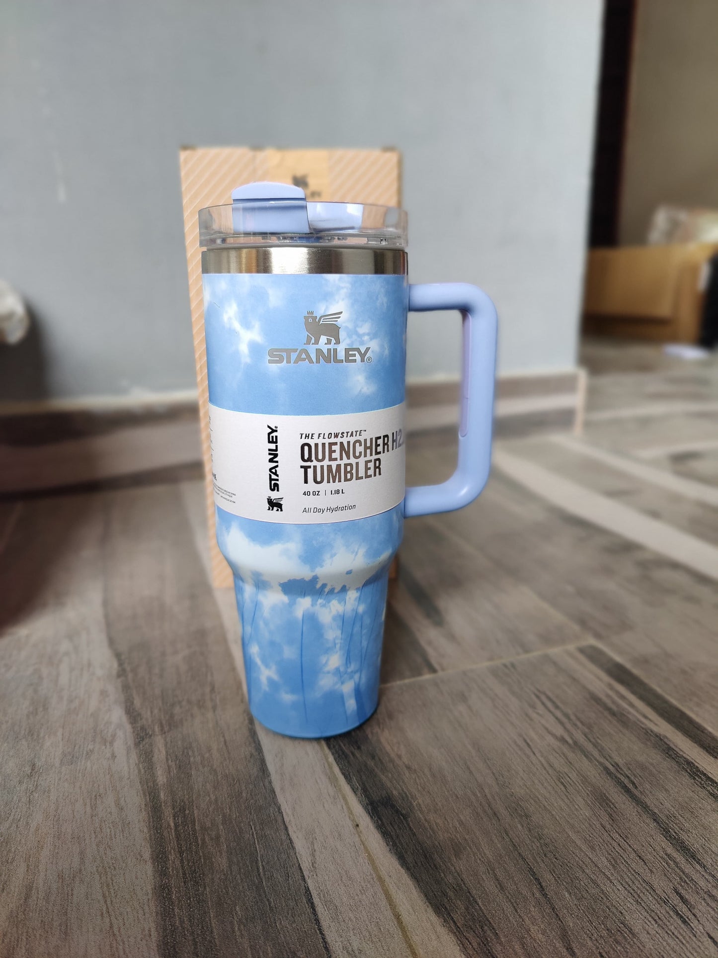 Stanley Quencher 40OZ Tumbler Sky Blue
