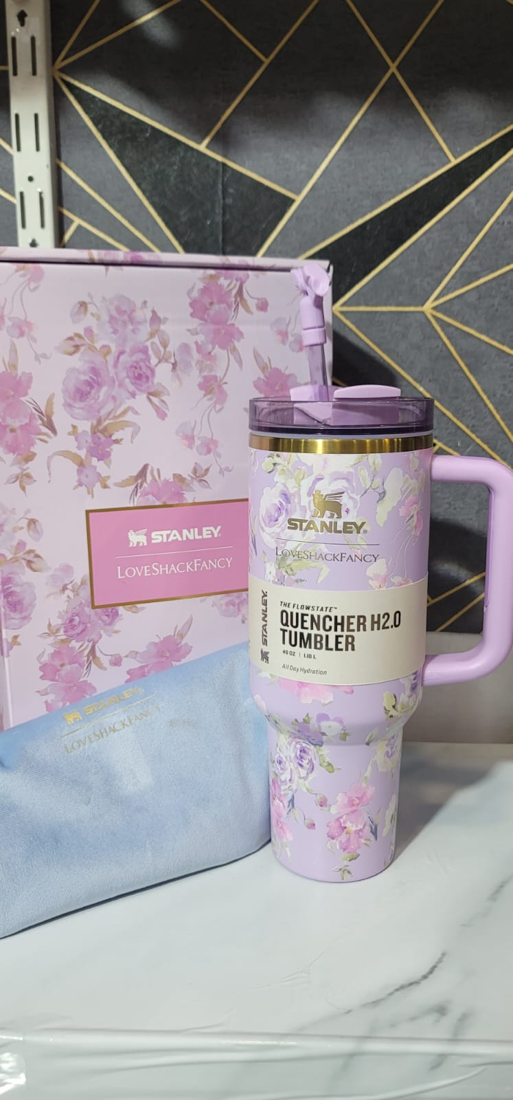 Stanley X 40OZ Tumbler Love Shack Purple With GiftBox