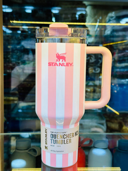Stanley Quencher 40OZ CornFlower Cabana Gloss Tumbler