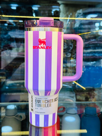 Stanley Quencher 40OZ CornFlower Cabana Gloss Tumbler