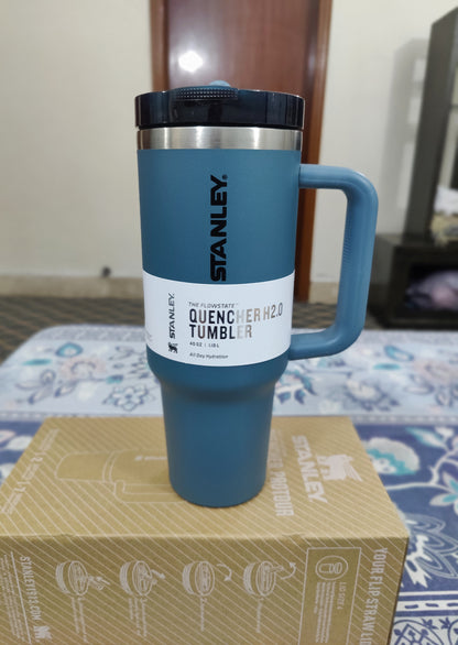 Stanley 1200ML Tumbler Pro Tour Flip Straw Dark Green-IQ