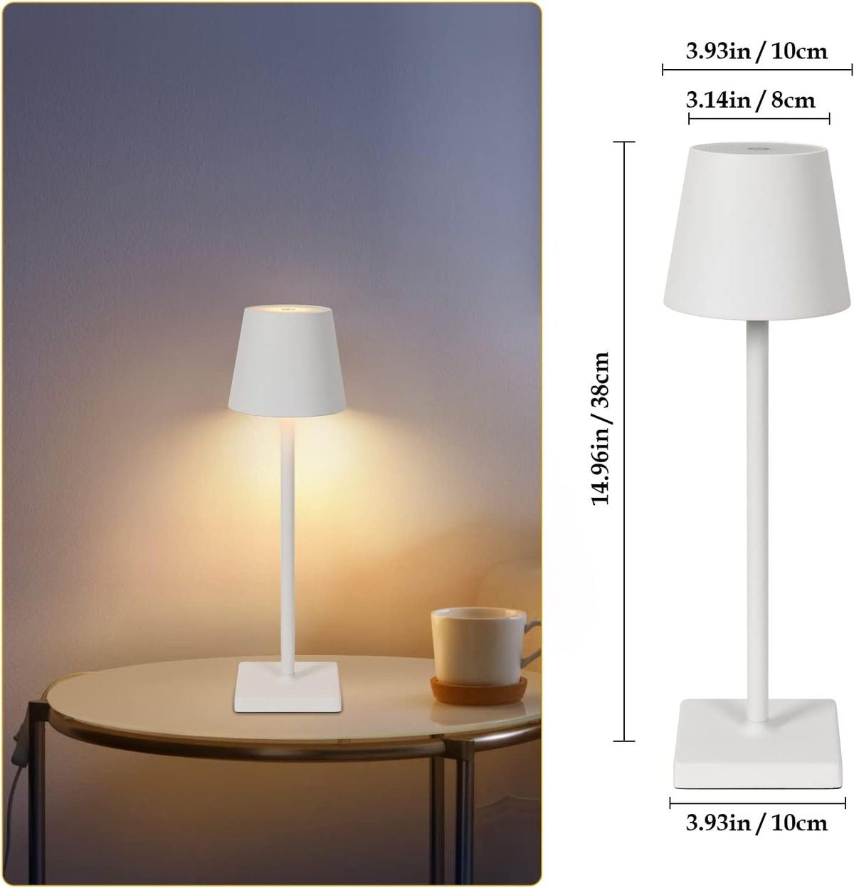 Cordless Rechargeable Table Desk Lamp